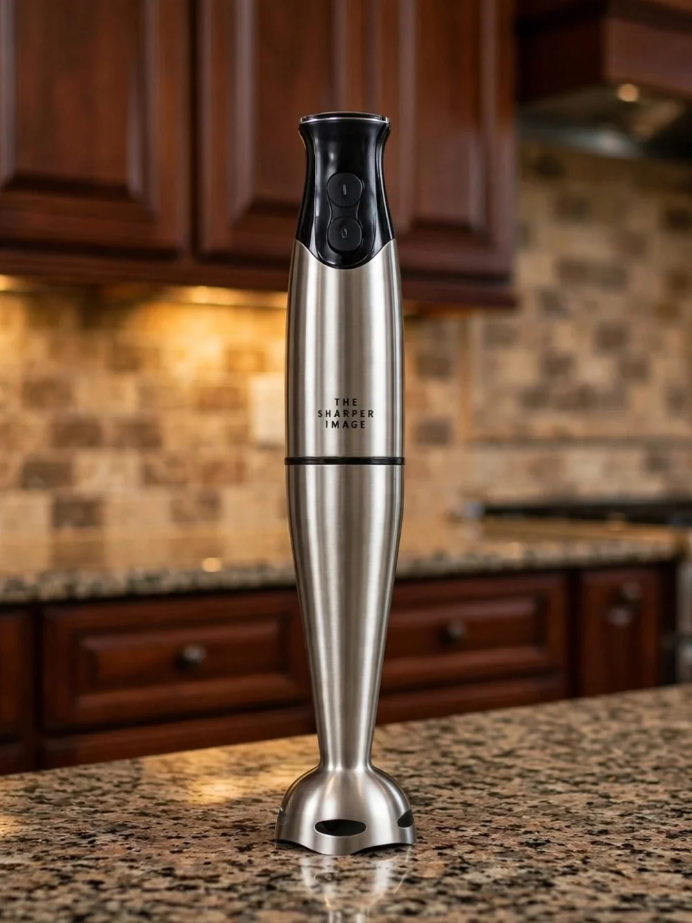 The Sharper Image 8-Piece Stainless Steel Immersion Hand Blender Set 200W NIB